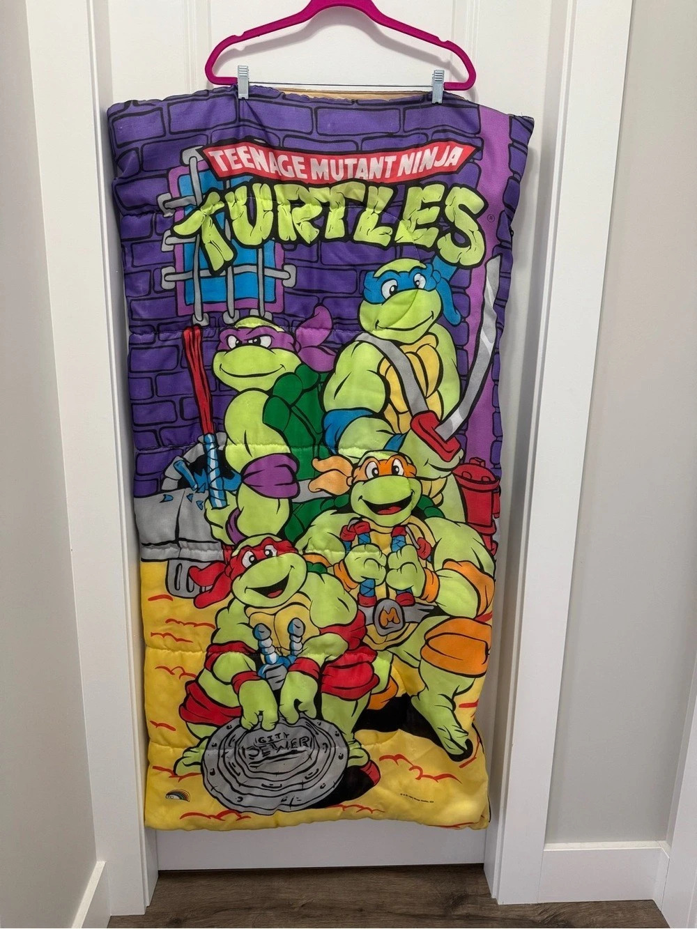 1990s Teenage Mutant Ninja Turtles Graphic kids youth Blanket/ sleeping bag